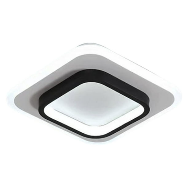 Lámpara de techo LED de 20 W, empotrada, para cocina Cuadrado blanco