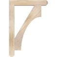 thumbnail image 3 of Ekena Millwork 3 1/2"W x 26"D x 38"H Westlake Craftsman Smooth Bracket, Douglas Fir, 3 of 4