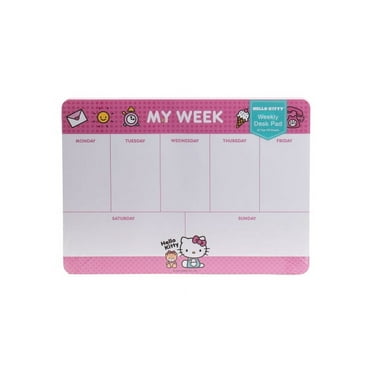 HELLO KITTY Weekly Desk Pad Icons