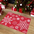 thumbnail image 1 of Area Rugs Washable Christmas Rug  Xmas Holiday Large Area Rug Non Shedding Soft  Christmas Snow Print Solid Rugs for Nursery, Red, 1 of 10