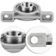 thumbnail image 3 of 4 Pieces Pillow Block Bearings, Ball Bearing, Ball Bearings, Zinc Alloy Bearings, Pillow Block Bearings, Ball Bearings, with Solid Cast Iron Base (Siz, 3 of 5