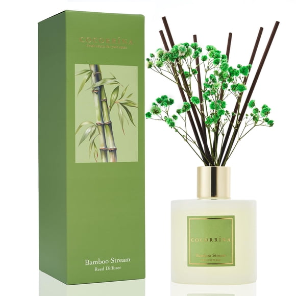 Difusor Reed Cocorrína Bamboo Stream Scent, 200 ml, con 8 barras