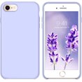thumbnail image 1 of iPhone SE 2020 Case,iPhone 8 Case,iPhone 7 Cases,Liquid Silicone Soft Gel Rubber Slim Mobile Phone Cover with Microfiber Cloth Lining Cushion Shockproof Full Protective Case for iPhone 7/8/SE 2,Purple, 1 of 8