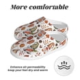 thumbnail image 6 of Lsque Gnomes And Autumn Leaves Pattern Womens Comfort Cotton on Scuff With Memory Foam and Anti-skid Sole Slipper-40/41, 6 of 7
