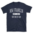 thumbnail image 1 of New Franklin Ohio Classic Established Men's Cotton T-Shirt, 1 of 1