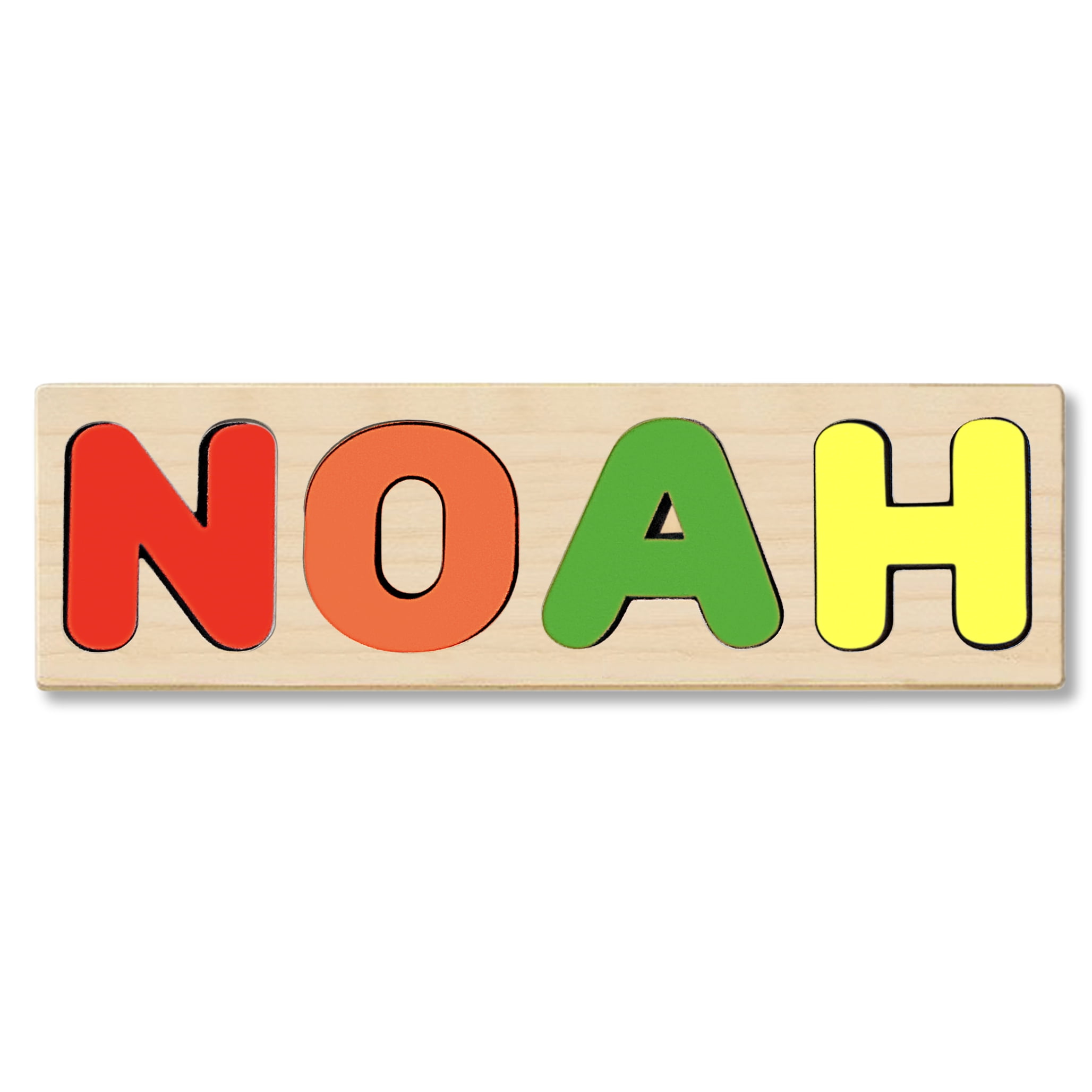 Wooden Personalized Name Puzzle Choose up to 12 Letters. Learning