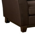 thumbnail image 4 of Benjara Transitional Style Chair with Pillow Backrest and Flared Armrests, Brown, 4 of 5