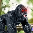 thumbnail image 4 of LEEYNEER Clearance Flashlight Remote Control Gorillas Electric Simulation Sound Effect Animals Model Toy Parent And Child Interactive Toy Boys And Girls Holiday Birthday Gift Best Gift, 4 of 6