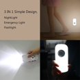 thumbnail image 5 of 2 Pack LED Night Light Flashlight Motion Sensor Cut Light 3-in-1, Rechargeable Emergency Light, Auto Sensing Energy Saving Wall Mount Light Portable LED Torch - Blue Small Size, 5 of 5