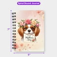 thumbnail image 5 of Happy Mother's Day Cavalier King Charles Spaniel with Flower Crown and Greeting Card Spiral Bound Journal Dog Lover Gifts 5x7in Spiral Notebook - 13004, 5 of 5
