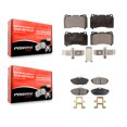 thumbnail image 1 of Positive Plus Front Rear Semi-Metallic Brake Pads Kit for Car Ford Mustang KPF-100003, 1 of 8
