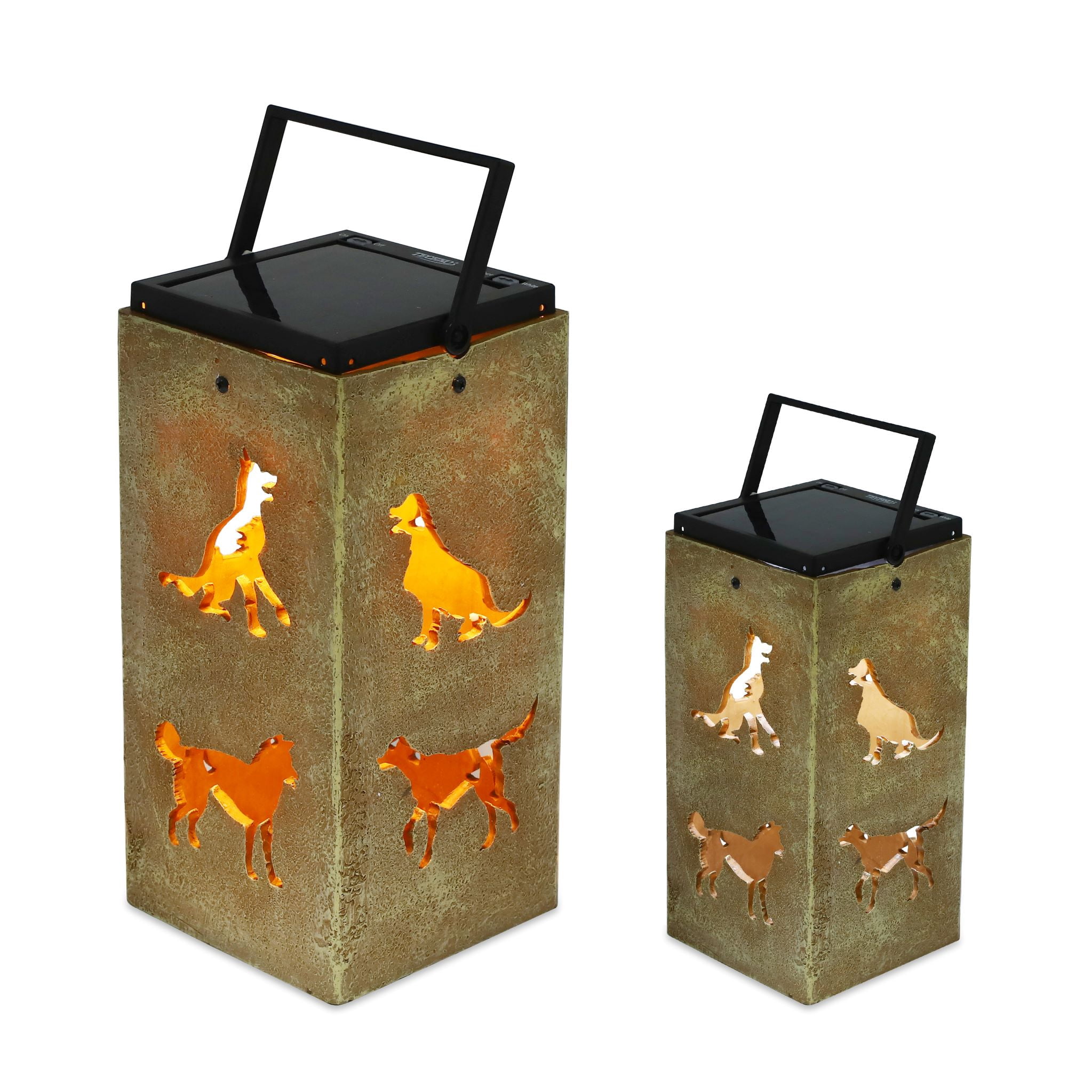 Solar Decorative Portable Lantern - Dog