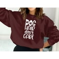thumbnail image 3 of Dog Hair Don't Care Sweatshirt, Dog Sweatshirt, Dog Mom Sweatshirt, Pet Lover Sweatshirt, Funny Dog Mom Shirt, 3 of 8