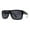 Matte Black, variant on Mens 90s Classic Flat Top All Black Gangster Shade Sunglasses Shiny Black