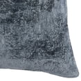 thumbnail image 4 of Piper 22 Inch Square Accent Throw Pillow, Handcrafted Blue Jacquard Fabric, 4 of 5