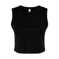 thumbnail image 1 of Bella + Canvas Femmes Plaine Micro-Côte Muscle Crop Top, 1 of 3