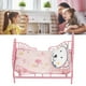 thumbnail image 5 of Cama De Casa Muñeca, Cama De Metal De Muñeca Cama En Miniatura Muebles De Muebles De Muñecas Dormitorio De Cama Dollhouse, 5 of 7