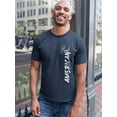 thumbnail image 2 of Proud American T-Shirt Men -Smartprints Designs, Male Large, 2 of 4