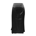 thumbnail image 4 of RUTAYY Women Satin Slim Skirt Solid Color Mid-Length Fishtail Skirt Flowy Swing Skirts, 4 of 4