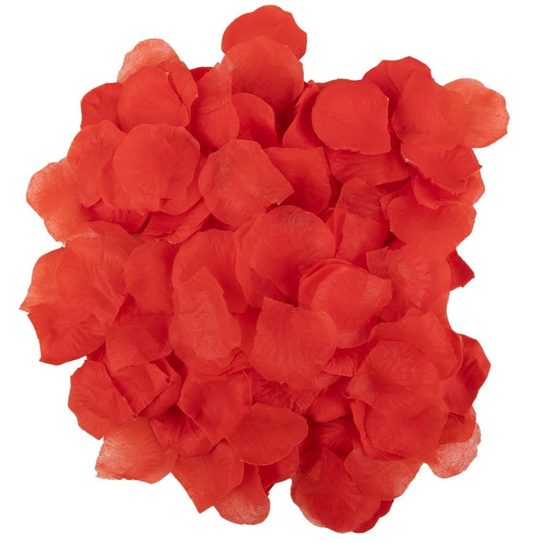 3000 Pcs Dark Red Silk Rose Petals for Wedding, Romantic Night Party Decor  Valentine's Day Hotel Home Party Flower Decoration 