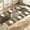 Abstract Brown, variant on Farmhouse Table Runner and Placemats Set of 6, Cotton-Linen Abstract Teal and Grey Painting Art Dining Table Decor for Daily Use(1 Table Runner 72 inches Long and 6 Placemats)