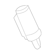 Genuine OE Mazda Glove Box Support - EH45-64-08X