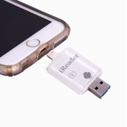 CyberTech Lightning iReader USB Micro SD Card Reader TF Card Reader SD Card R