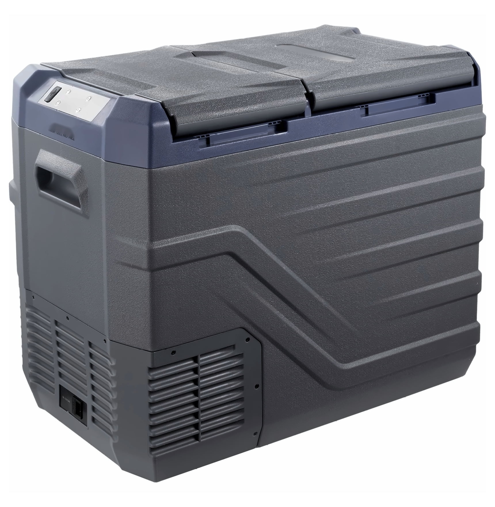 Car Refrigerator, 40L Dual Zone Portable Fridge Freezer, -4 to 68°F, 12/24V DC & 110-240V AC, Compressor Cooler for Camping, RV, Truck