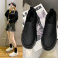 thumbnail image 2 of Zapatos planos informales para mujer, zapatos de piel de boca profunda de Color puro, novedad de otoño e invierno, zapatos de suela de goma de Color puro Pu 39 Gao Jinjia LED, 2 of 2