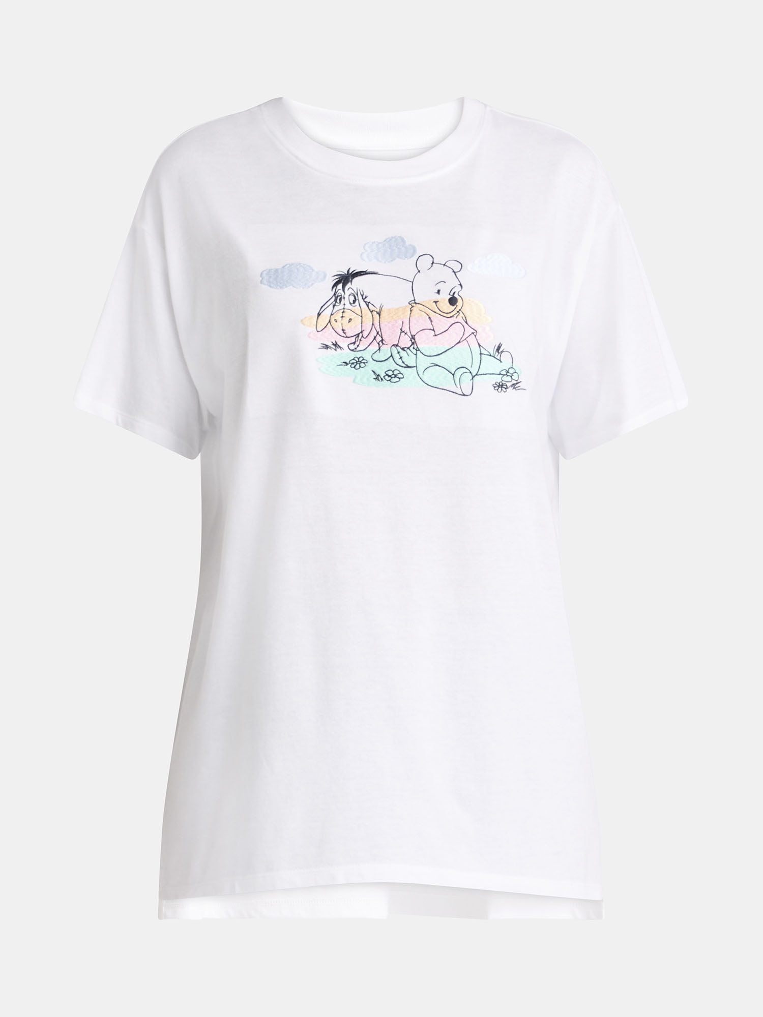 Winnie the Pooh Women's Graphic Tee with Short Sleeves, Sizes XXS-XXL