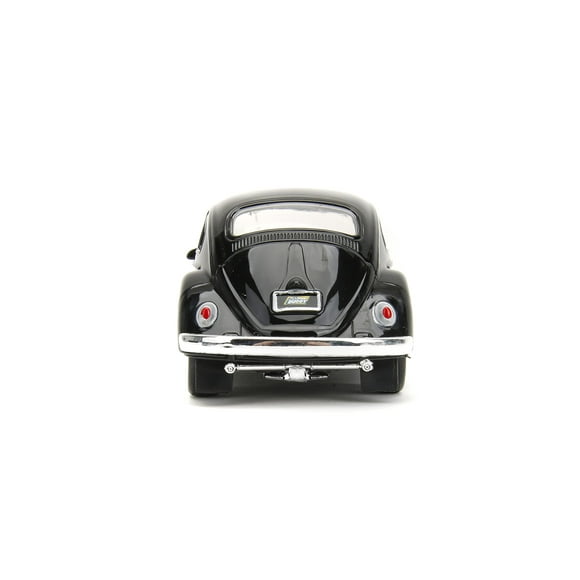 Punch Buggy 1:32 Scale 1959 Volkswagen Beetle Die-cast Car with Mini Gloves Accessory (Black), Toys for Kids and Adults