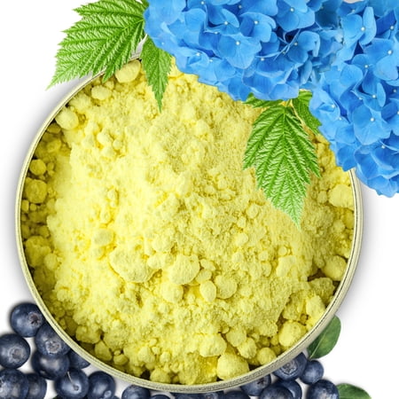 Elemental Sulfur for Soil - 90% Purity Wettable Sulfur Powder for Plants - Garden Soil Acidifier for Blueberries & Hydrangea Blue (20 quarts - 36 lbs.)