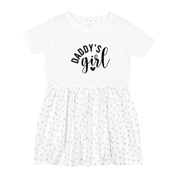Inktastic Daddy's Girl Girls Toddler Dress