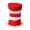 Red, variant on Red and White Striped Tall Top Hat for Stage Performance, Themed Parties, Comfortable Fit, Reusable Accessory for Conventions and Events Red