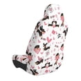 thumbnail image 2 of Wukai Dachshund Dog Puppy Full Set Car Seat Covers with Soft Padding Universal Auto Front Seats Protector and Cushion Mat, 2 of 5