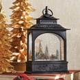 thumbnail image 2 of RAZ Imports 23033 - 11" Battery Operated Holiday Glitter Town Scene Lantern with Timer (Batteries not Included) (11" TOWN SCENE LIGHTED WATER LANTERN 3800772), 2 of 4