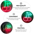 thumbnail image 4 of Shisuyan Neon Style Cherries Lamp Green LED for Bedroom 1Set, 4 of 9