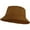 Light Brown, variant on Unisex Cotton Packable Bucket Hat Sun Hat Plain Colors for Men Women