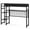 Black, variant on Costway Desk Shelf 4-Tier Desktop Display Rack with Metal Grid Panel & 6 Hooks Brown