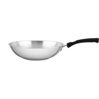 Wok Profesional Tramontina 62138282 28 cm 3,3 L de Acero Inoxidable Tramontina WOK TRAMONTINA