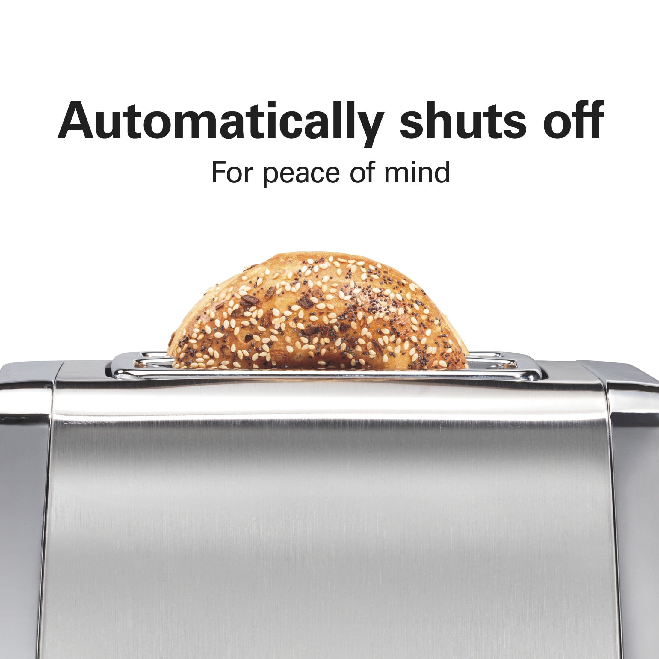 Hamilton Beach 2-Slice Toaster with Extra-Wide Slots, Toast Boost, and Removable Crumb Tray, Chrome