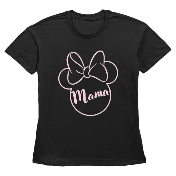 Womens Minnie Mouse Mama Logo T Shirt