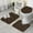 Red Mushroom Leaf, variant on Red Mushroom Insect Light Pattern Bathroom Rugs Sets 3 Piece,Toilet Cover Set,Absorbent Non Slip Bathroom Mats Sets with U-Shaped Contour Rug Toilet Rug Set