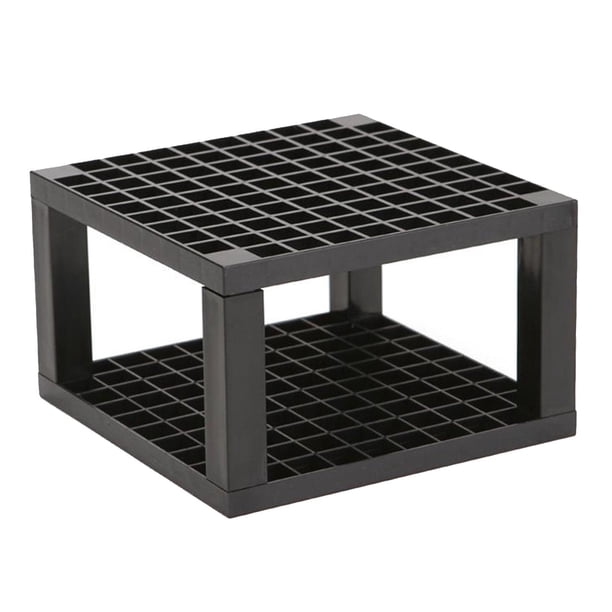 96 Agujeros 14.5x14.5cm Portalápices Plástico Bolígrafo Soporte de Escritorio Organizador de Almacenamiento Pinceles Pincel de Maquillaje Estante de E Zulema Organizador de almacenamiento de escritorio