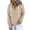 Khaki, variant on New&Trending!DianGeFu Womens Hoodies Pullover Plus Size 50% Off Clear,Women's Hooded Solid Color Long-sleeved Sweatshirt Casual Blouse Pullover Tops,Pink,M
