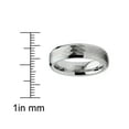 thumbnail image 3 of Metal Masters Mens Tungsten Ring Hammered Wedding Band Silvertone Comfort-fit 8mm, 3 of 4