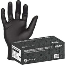 100 Pack AZUSA Safety ND6020-2XL Disposable Gloves, 2X-Large, 6 mil, Nitrile