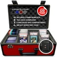 thumbnail image 1 of EVORETRO Aluminum Graded Card Holder Box with TSA Lock – Storage Case for PSA, BGS, CGC Slabs, Sports Cards, 1 of 5