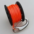 thumbnail image 4 of S SERENABLE Compact Finger Reel Wreck Scuba Tech Diving Spool with 10m/98ft Orange Line Rope Black, 4 of 9