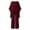 RD1-Trousers Suit, variant on Summer Solid Color Elegant Loose Fit Long Sleeve Crew Neck Shirt and Wide Leg Pants Two Piece Outfit for Women Minimalist Style Blue L